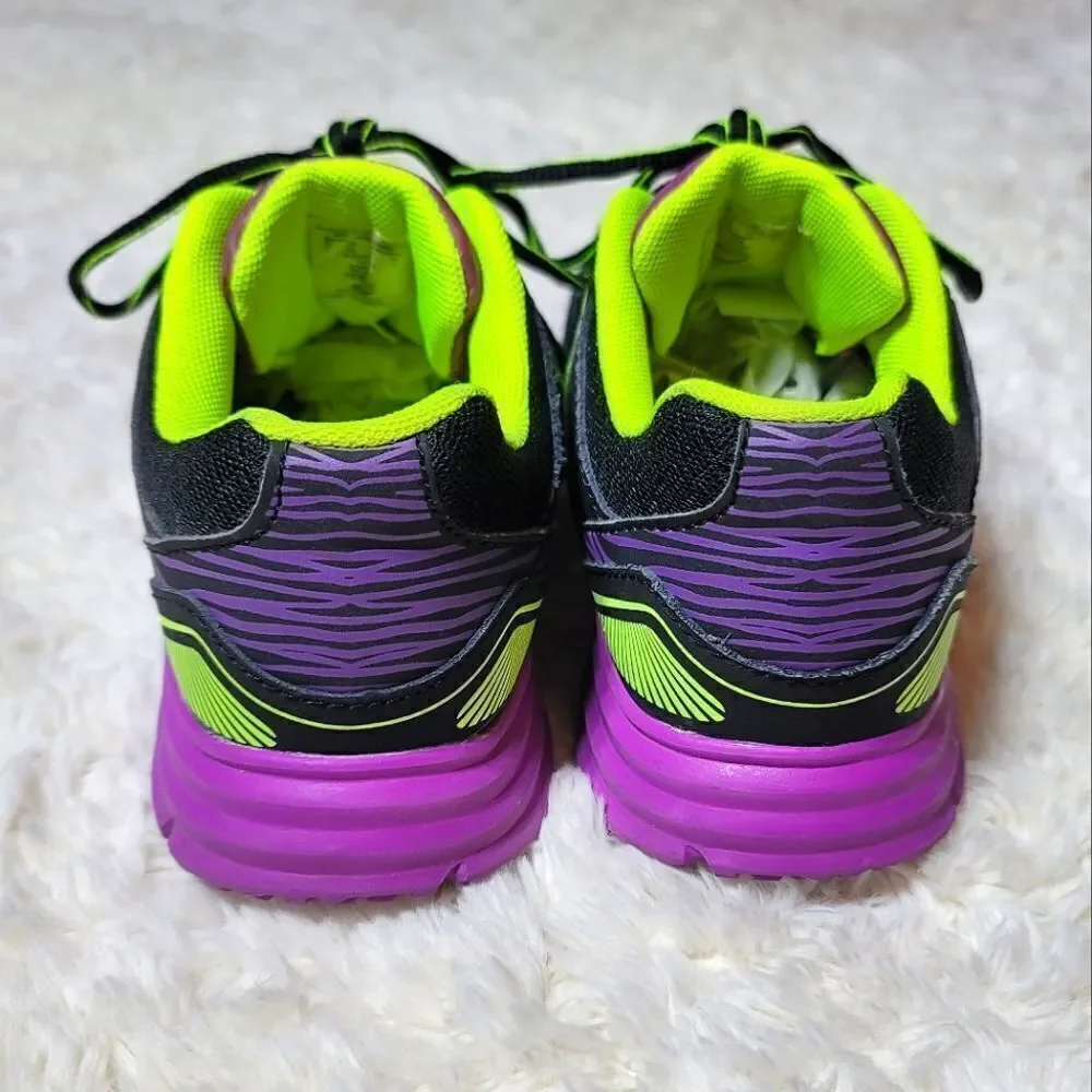 Catapult ConquorâLightweightâRunningâShoesâ-âBlack/Purple/Green - Picture 3 of 8